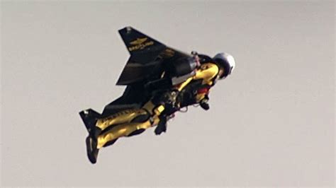 Jet Man at the Reno Air Races Breitling Red Bull 